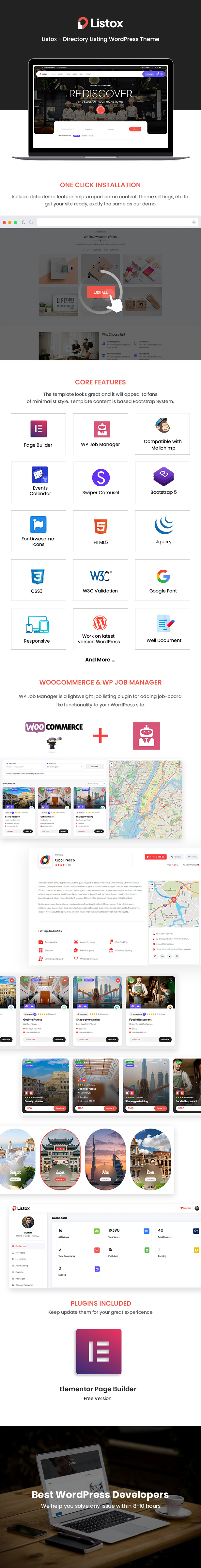 Listox - Directory Listing WordPress Theme